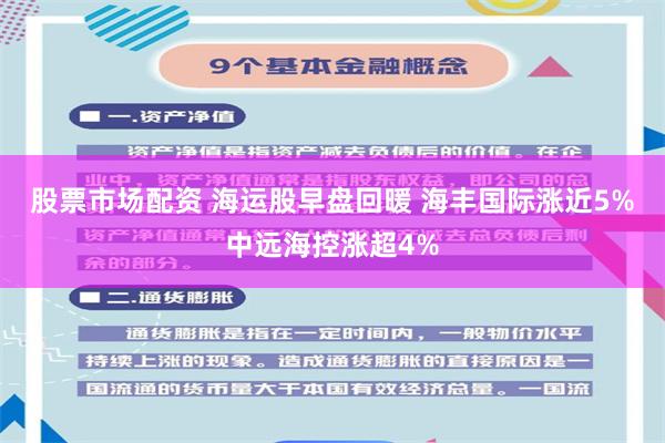 股票市场配资 海运股早盘回暖 海丰国际涨近5%中远海控涨超4%